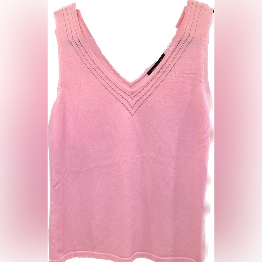 BCBG MaxAzria Pink sleeveless top